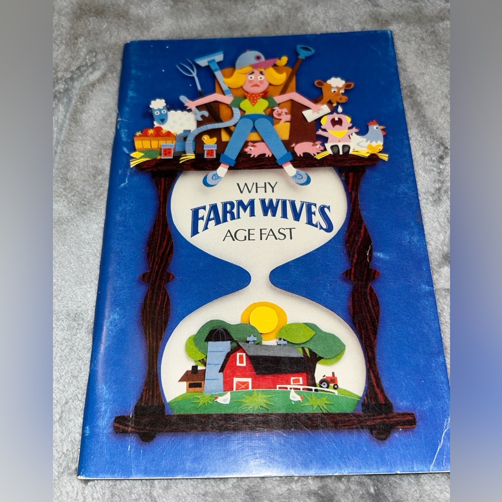 📚BOOK SALE 5 for $20📚 Why Farm Wives Age Fast, Paperback, 1983